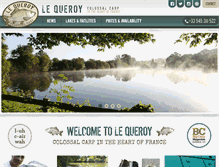 Tablet Screenshot of lequeroyfishing.com